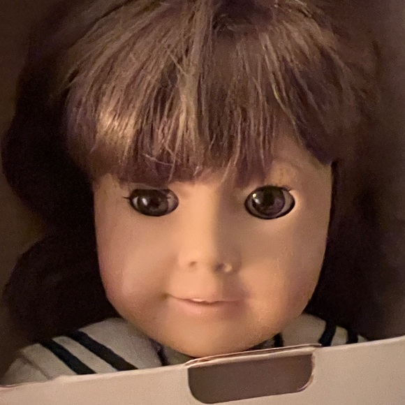 American Girl Doll in Cream Sailor Dress with Brown Hair - Picture 5 of 7